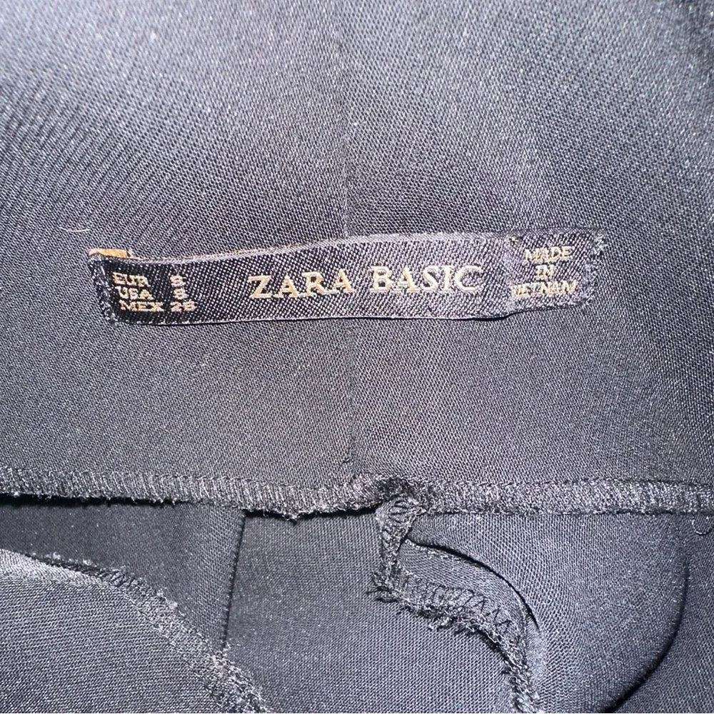 ZARA BLACK WIDE LEG JUMPSUIT - Picture 3 of 3